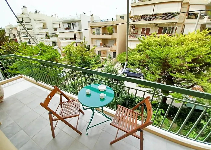 Green Tea Balcony - Quiet & Cozy- Ano Glyfada